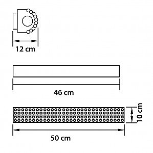 Настенное бра Osgona Monile 704644