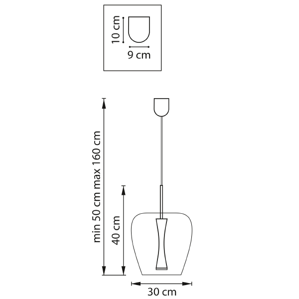 Светильник подвесной Lightstar Cupola 804207