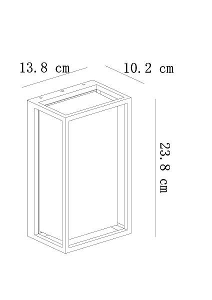 Уличный настенный светильник Arte Lamp Marfik A2322AL-1BR