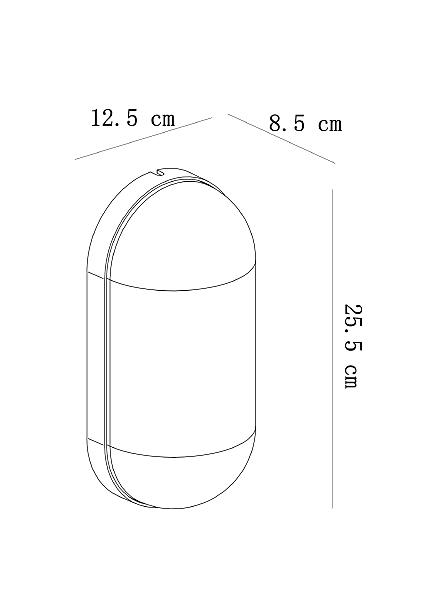 Уличный настенный светильник Arte Lamp Marfik A2481AL-1BR