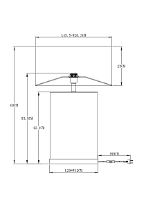 Декоративная лампа Arte Lamp Zulu A5058LT-1PB