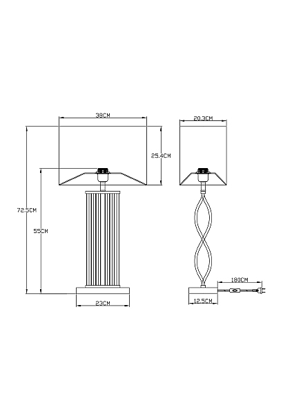 Декоративная лампа Arte Lamp Veil A5061LT-1PB