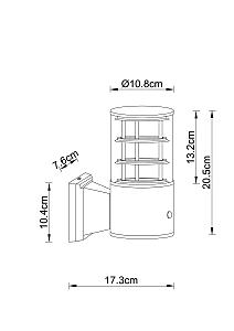 Уличный настенный светильник Arte Lamp Tokyo A5316AL-1BK