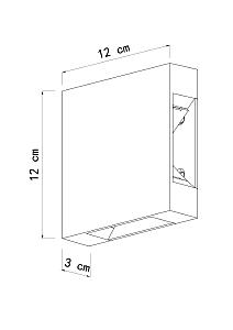 Уличный настенный светильник Arte Lamp Algol A1445AL-4BK