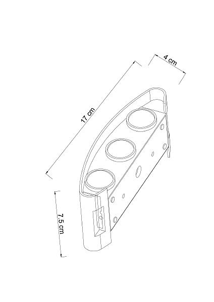 Уличный настенный светильник Arte Lamp Bosto A3122AL-6WH