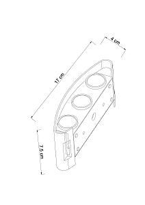 Уличный настенный светильник Arte Lamp Bosto A3122AL-6WH