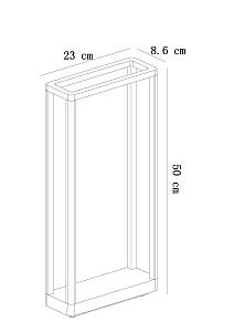 Уличный наземный светильник Arte Lamp Hassaleh A3374PA-1BK