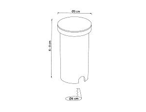 Уличный встраиваемый Arte Lamp Piazza A3601IN-1BK