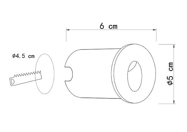 Уличный встраиваемый Arte Lamp Piazza A3802IN-1BK