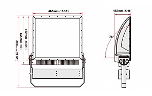 Прожектор уличный Светон CB-C0305125 Галеон 2-400-К50-П/КС/ПР-4К80-Л65