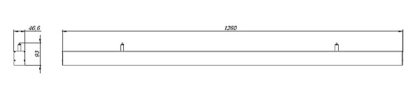 Уличный подвесной светильник Светон CB-C0400005 Лайнер 10-26-Д-120-0/ПТ/О-4К80-П54 -1260/50/60