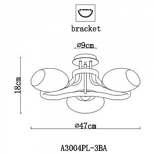 Потолочная люстра Arte Lamp LIVERPOOL A3004PL-3BA