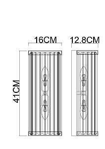 Настенный светильник Arte Lamp Fortuna A1069AP-2CC