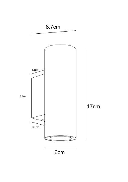 Уличный настенный светильник Arte Lamp Torcular A1807AL-2BK