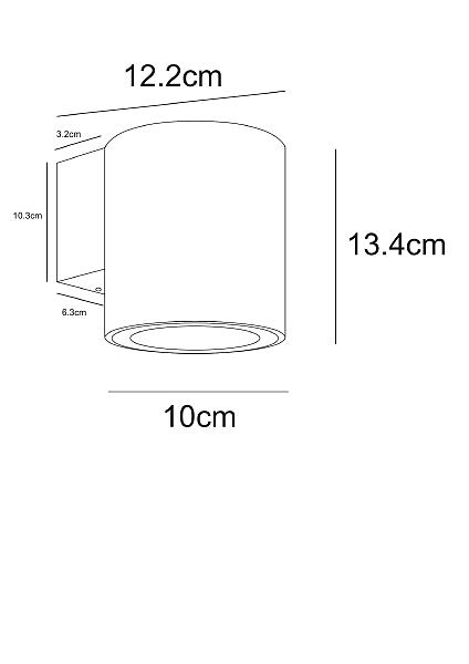 Уличный настенный светильник Arte Lamp Torcular A1813AL-1BK