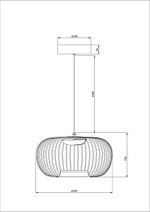 Светильник подвесной Arte Lamp Flare A3527SP-12BK