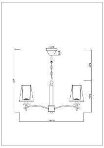 Подвесная люстра Arte Lamp Kensington A4098LM-5CC