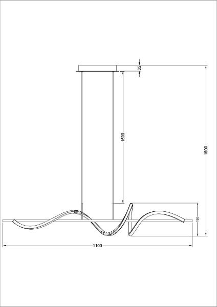 Подвесная люстра Arte Lamp Twisted A4587SP-30BK