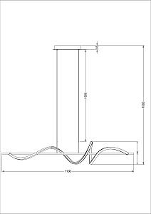 Подвесная люстра Arte Lamp Twisted A4587SP-30BK