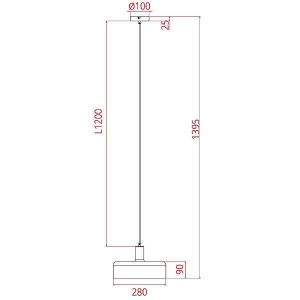 Светильник подвесной Arte Lamp Skat A7052SP-1BK