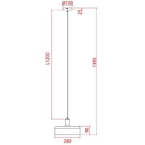 Светильник подвесной Arte Lamp Skat A7052SP-1BK