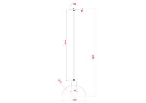 Светильник подвесной Arte Lamp Recinto A7053SP-1GY