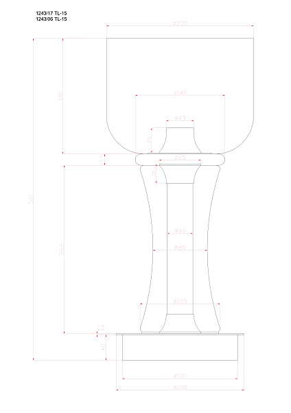 Настольная лампа Divinare Volturn 1243/06 TL-15