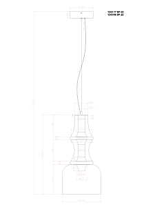 Светильник подвесной Divinare Volturn 1243/17 SP-22