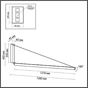 Настенный светильник Odeon Light Delta 7023/52WL