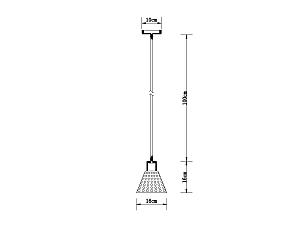 Светильник подвесной Arte Lamp Lancaster A5891SP-1BK