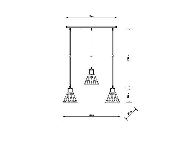 Светильник подвесной Arte Lamp Lancaster A5891SP-3BK