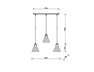 Светильник подвесной Arte Lamp Lancaster A5891SP-3BK