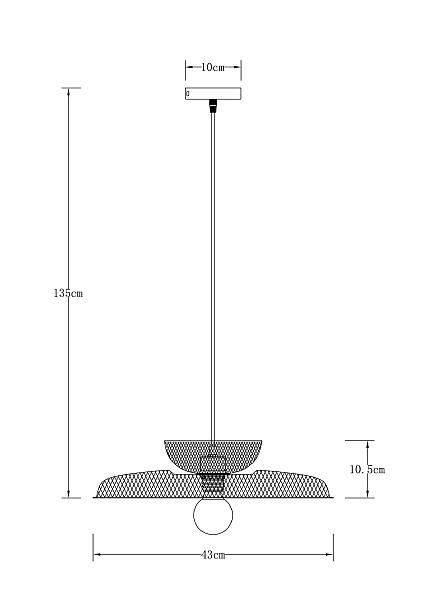 Светильник подвесной Arte Lamp Castello A7066SP-1BK