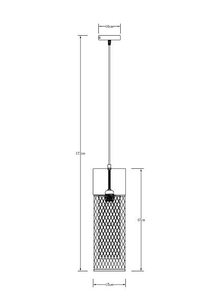 Светильник подвесной Arte Lamp Castello A7068SP-1GO