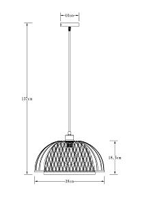 Светильник подвесной Arte Lamp Woodstock A7071SP-1BK