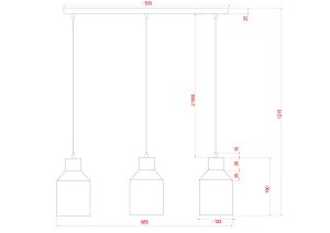 Светильник подвесной Arte Lamp Lark A7073SP-3BK