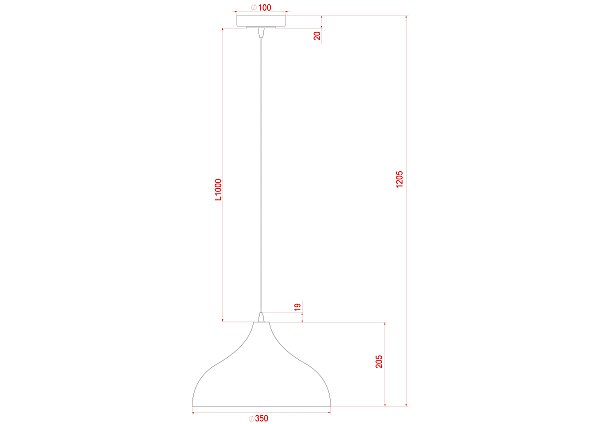 Светильник подвесной Arte Lamp Carmel A7076SP-1BK