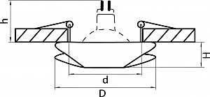 Встраиваемый светильник Lightstar Marella 002731