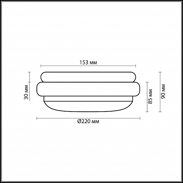 Светильник для ванной Odeon Light BAHA 2403/1C