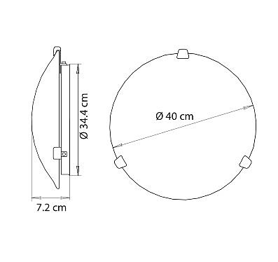 Настенно потолочный светильник Arte Lamp PLAIN A3720PL-3CC