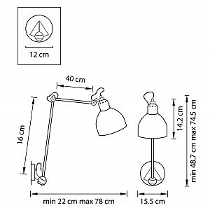 Настенное бра Lightstar Loft 765617