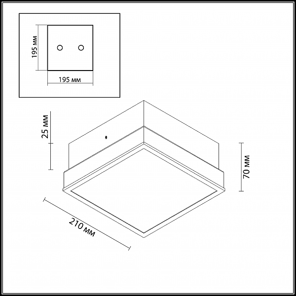 Светильник для ванной Odeon Light TELA 2537/1A