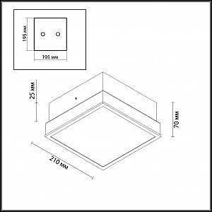 Светильник для ванной Odeon Light TELA 2537/1A