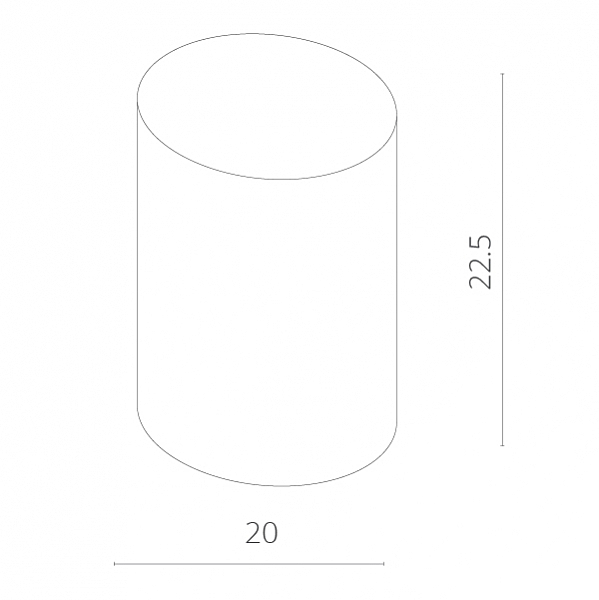 Накладной светильник Arte Lamp Tubo A9262PL-1WH