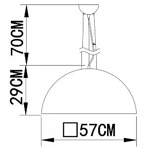 Светильник подвесной Arte Lamp ROME A4176SP-1BK