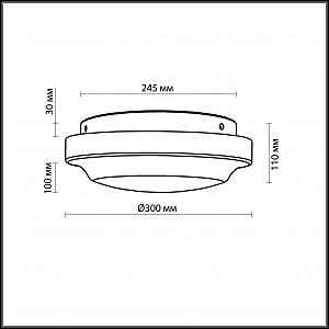 Настенно потолочный светильник Odeon Light Tavoty 2760/2C