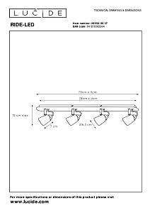 Светильник спот Lucide Ride-Led 26956/20/17
