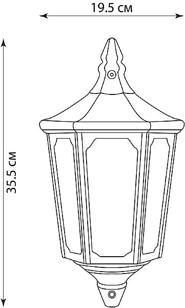 Уличный настенный светильник Feron 11541
