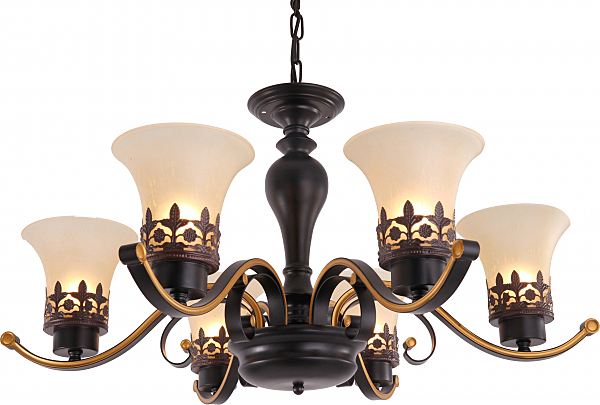 Подвесная люстра Toplight Florence TL7490D-06BL