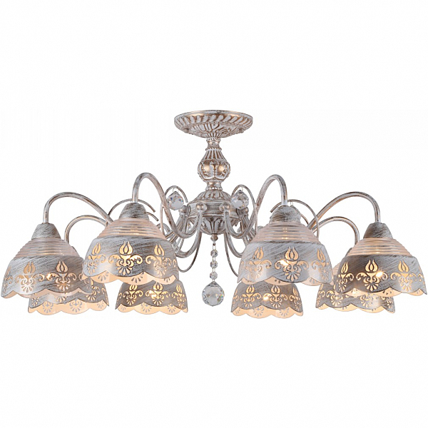 Потолочная люстра Arte Lamp Sicilia A9106PL-8WG